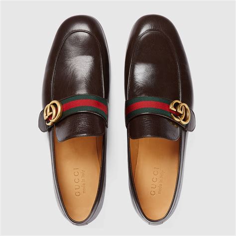 gucci men brown mules|luxury moccasins for men.